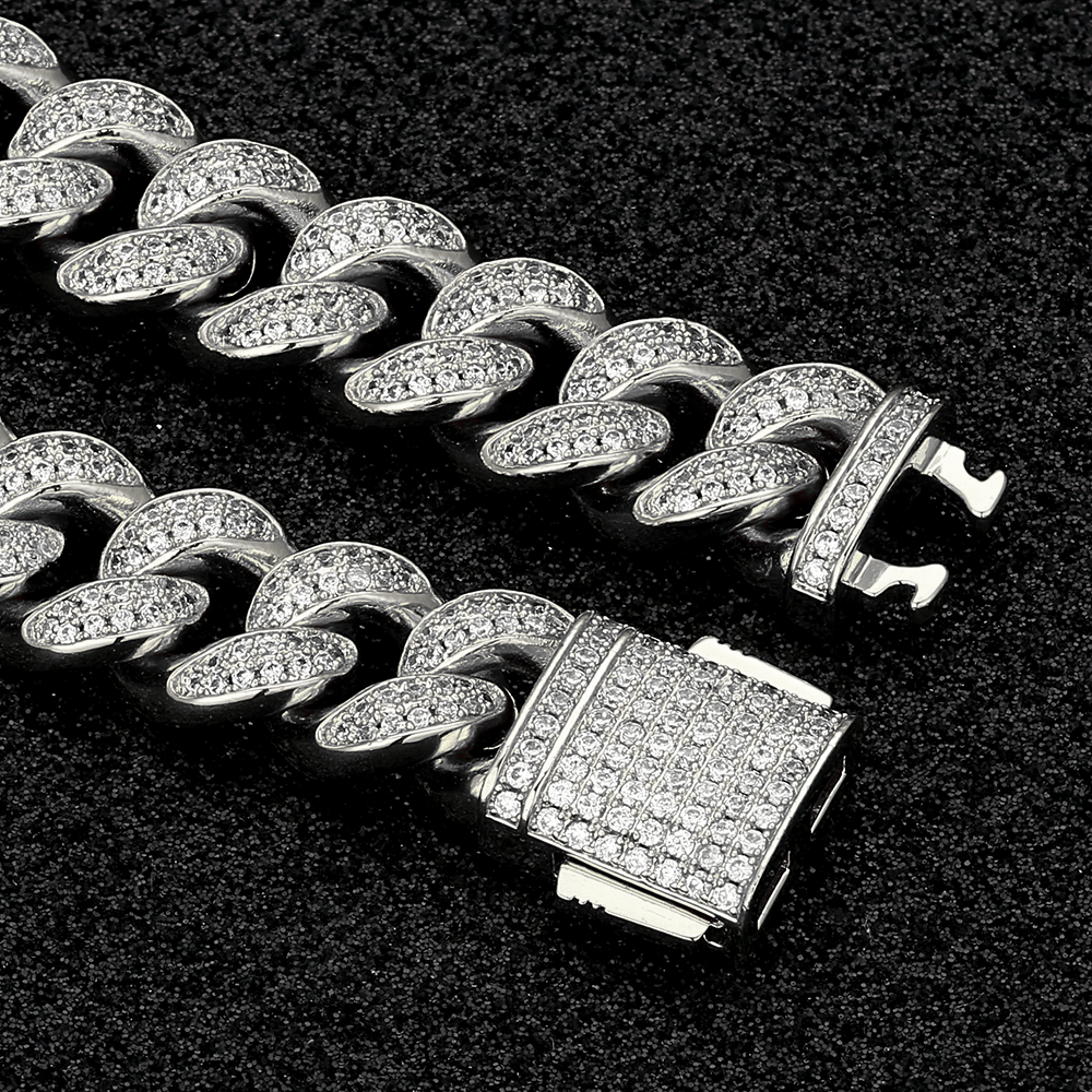Killian 12mm Iced Out Cuban Link Chain