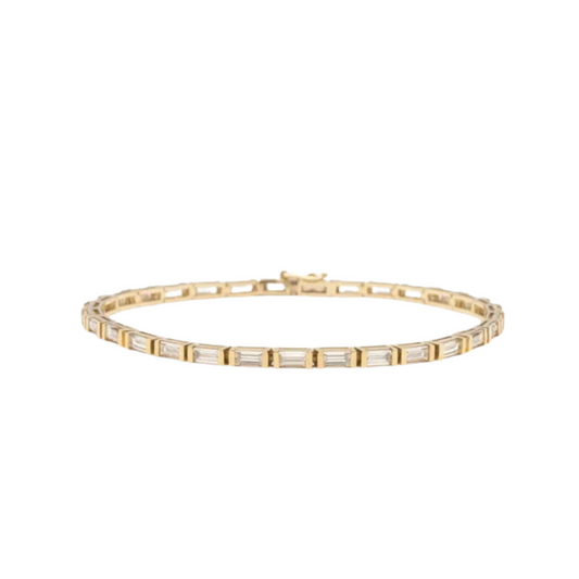 Venice Baguette Tennis Bracelet